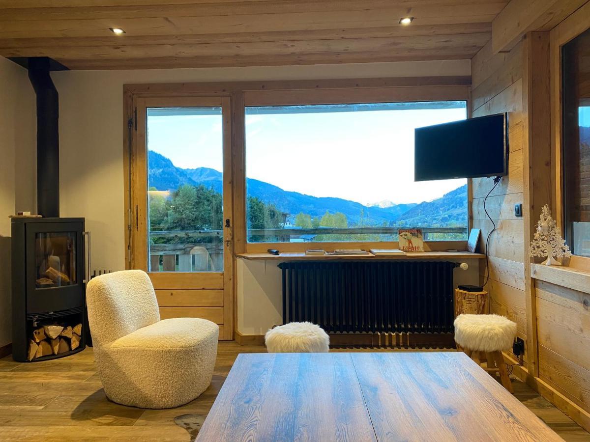 Chalet " Jeane " Proche Centre Megeve Bagian luar foto