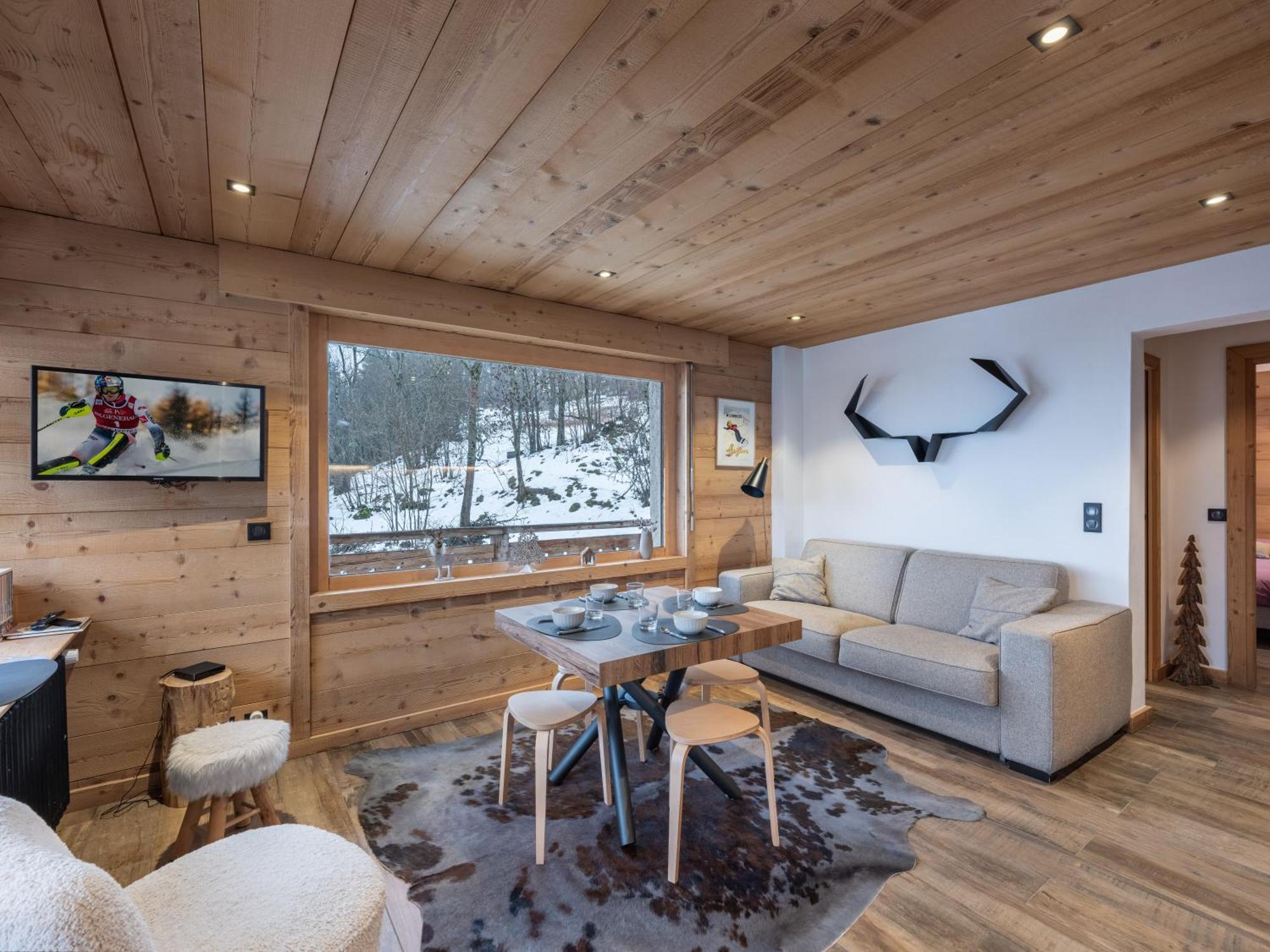Chalet " Jeane " Proche Centre Megeve Bagian luar foto