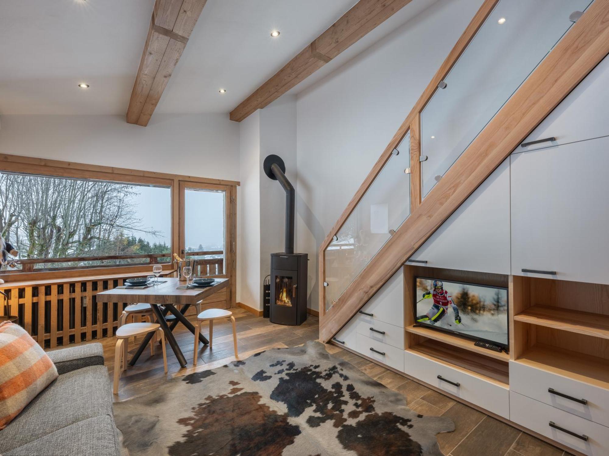 Chalet " Jeane " Proche Centre Megeve Bagian luar foto