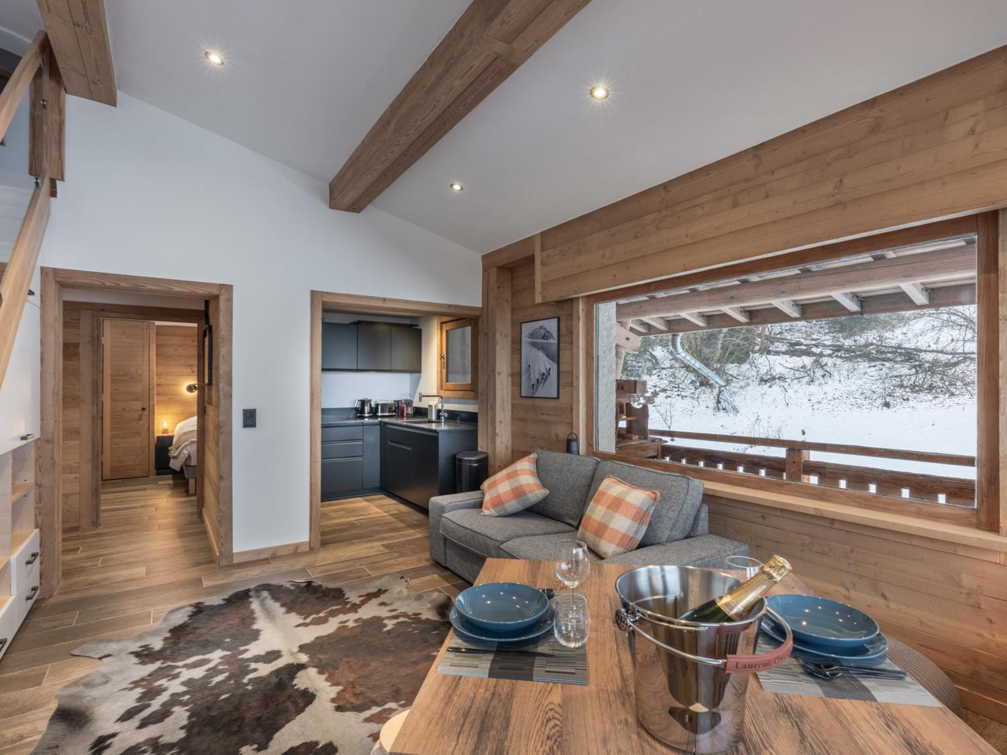 Chalet " Jeane " Proche Centre Megeve Bagian luar foto